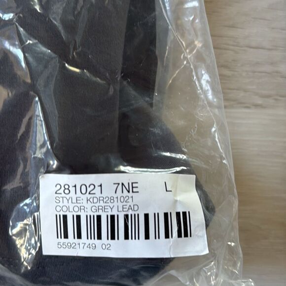 J.Jill Wearever‎ Double-Face Jersey Dress Grey Leas long sleeves L NWT in pkg - Picture 5 of 5